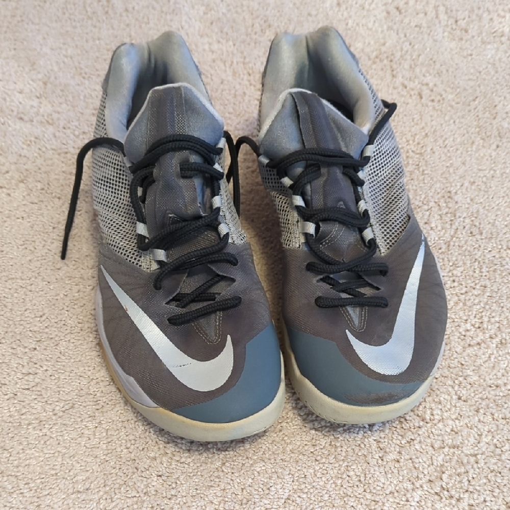 Grey Nike Basketball Shoes